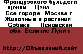 Французского бульдога щенки  › Цена ­ 35 000 - Все города, Москва г. Животные и растения » Собаки   . Псковская обл.,Великие Луки г.